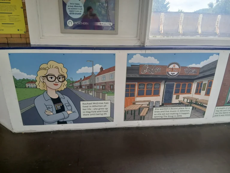An example of the mural artwork by Adam Frith